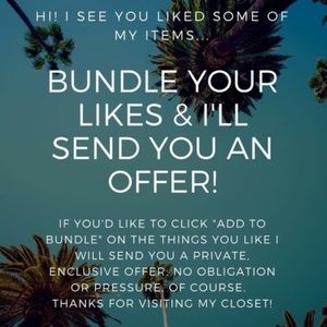 Now accepting Bundles!!